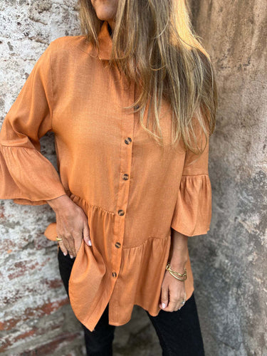 Dame afslappet tunika-bluse Stilla
