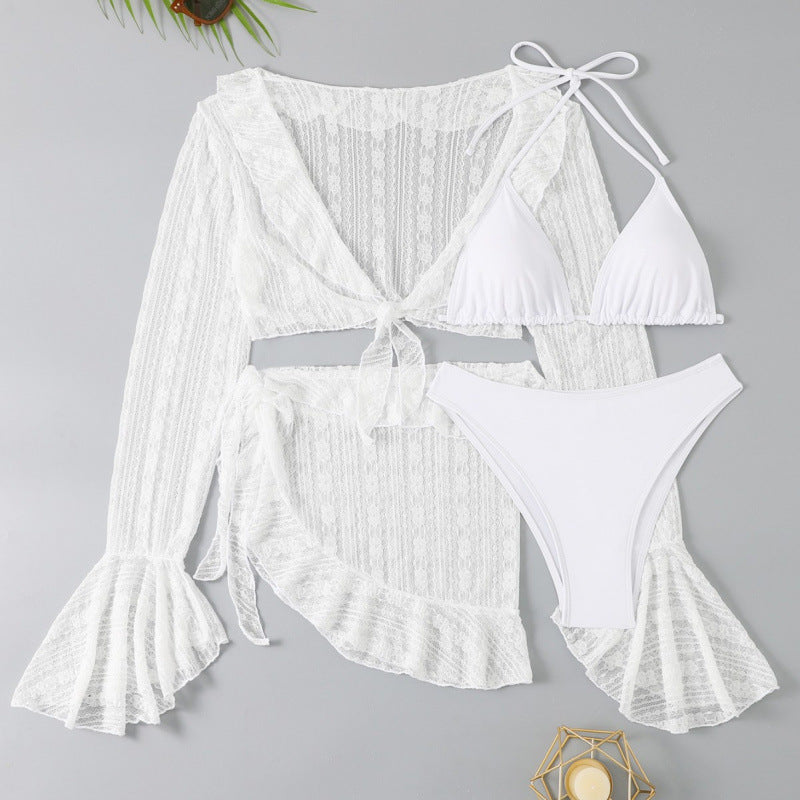 Dame Bikiniset med aflange Cardigan Skovae