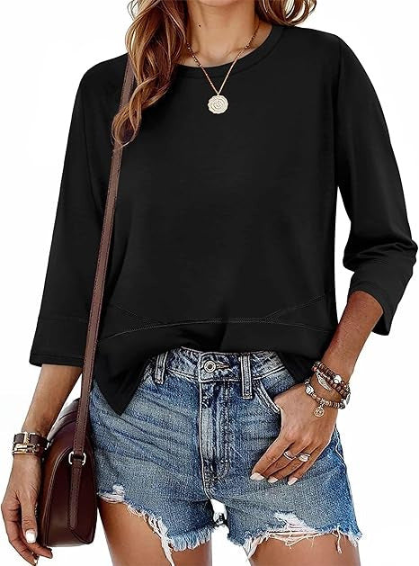 Damer casual sweater med trekvart ærmer Stilla