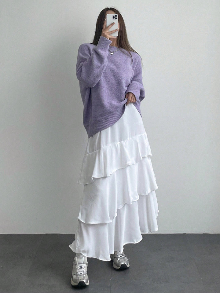 Kvinder Casual Sweater med blødt tekstureret materiale og elegant snit Stilla