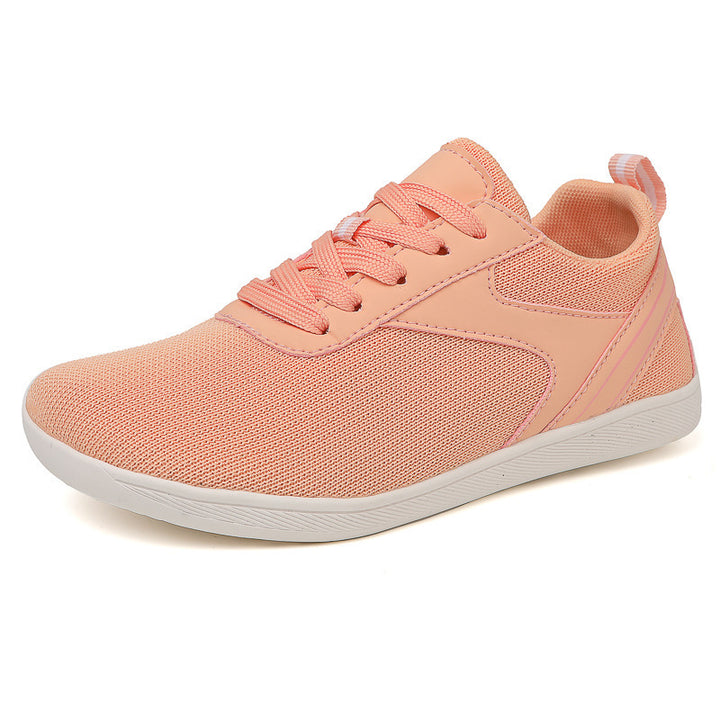 Herren nan lette åndbare mesh-hverdags sneakers med polstret komfort fodseng og fleksibel gummisål Skovae