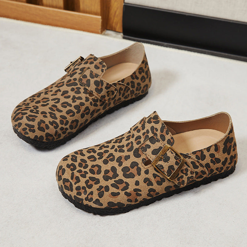 Dame Bekvemme Clogs med moderne Leopardmønster Stilla
