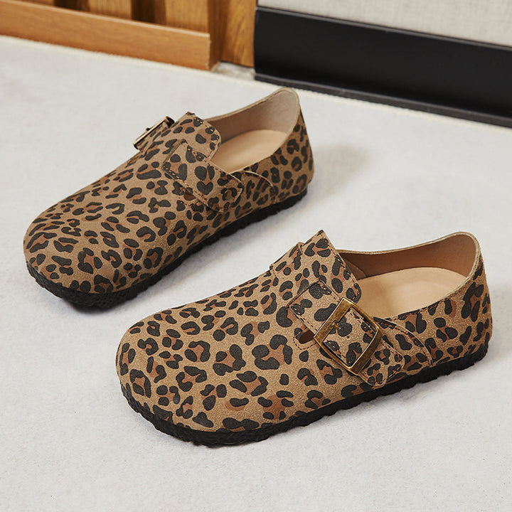 Dame Bekvemme Clogs med moderne Leopardmønster Stilla