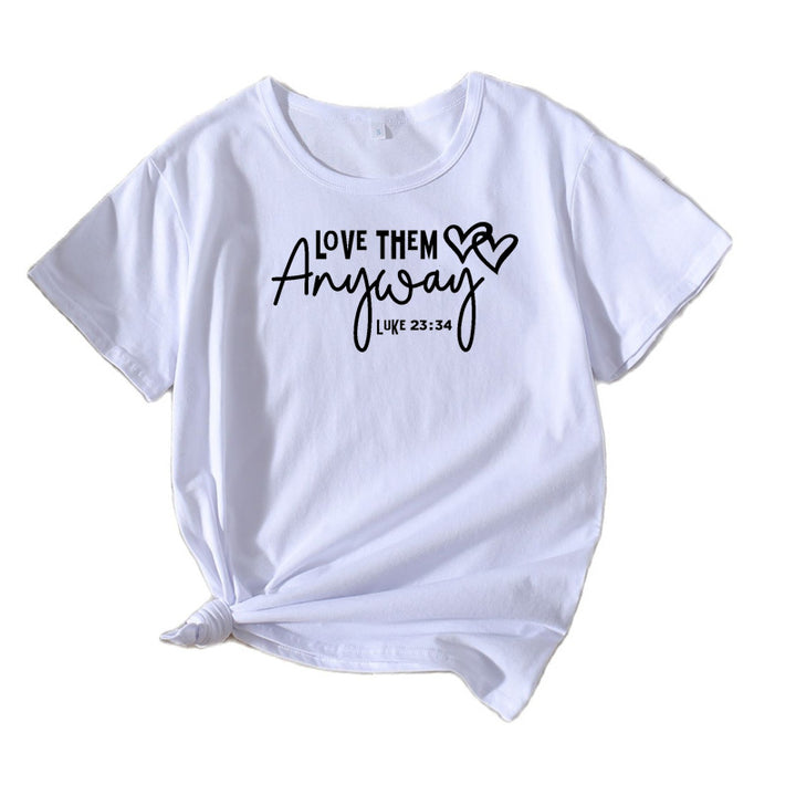 Kvinder Inspirerende Citater Grafik T-Shirt Stilla