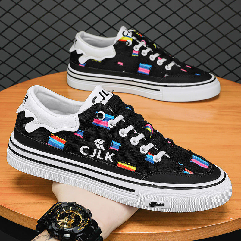 Femme Kunstnerisk Læder Sneakers Stilla