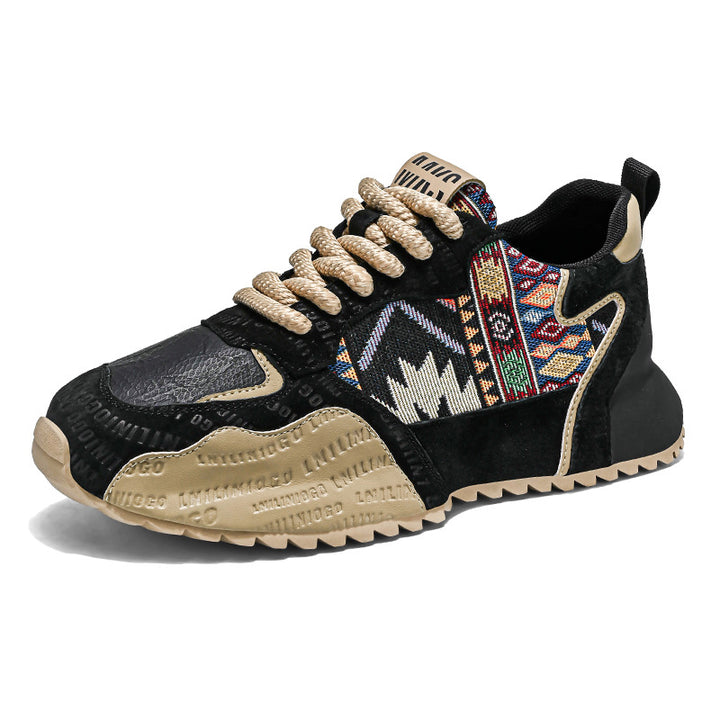 Femme Etiske Mønster Sport Sneakers Stilla