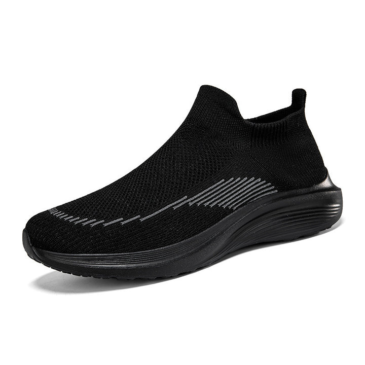 Herrer nan sokkelignende strikkesneakers med sømløst overmateriale og stødabsorberende sål Skovae