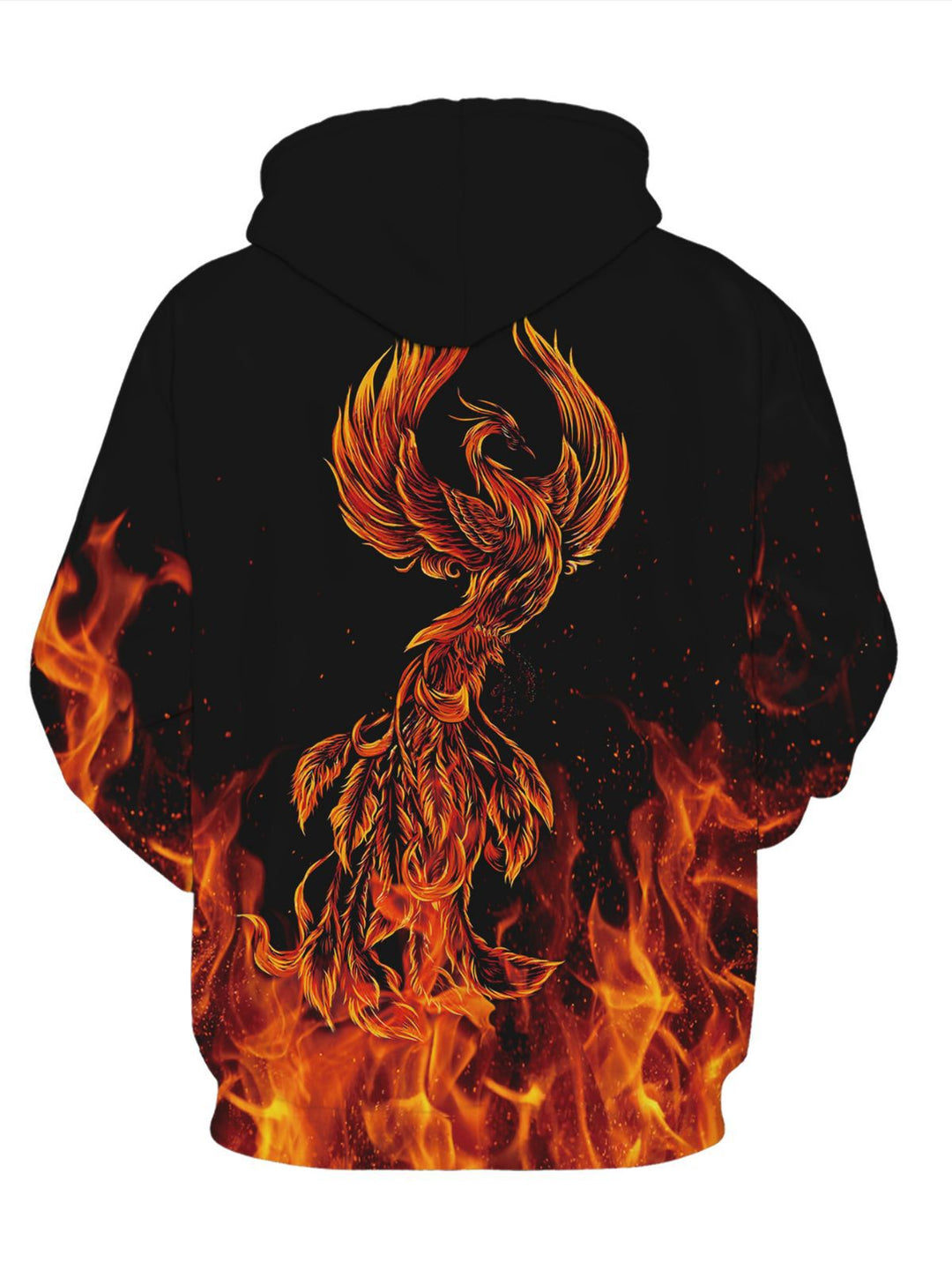 Dame hoodie med unikt symbiose-motiv Stilla