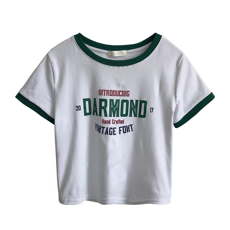 Femme Casual Grafik T-shirt Stilla