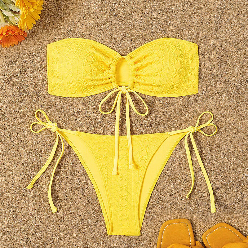Dame Bandeau Bikini-Sæt Stilla