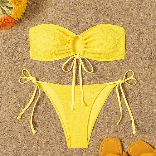 Dame Bandeau Bikini-Sæt Stilla