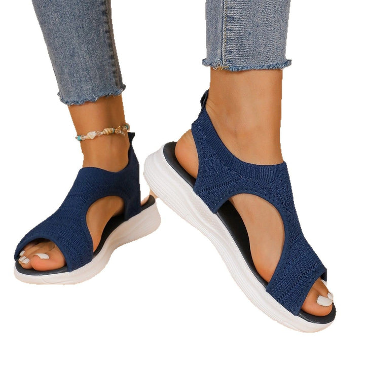 Dame sporty sandaler med åndbart overmateriale og polstret sål Stilla