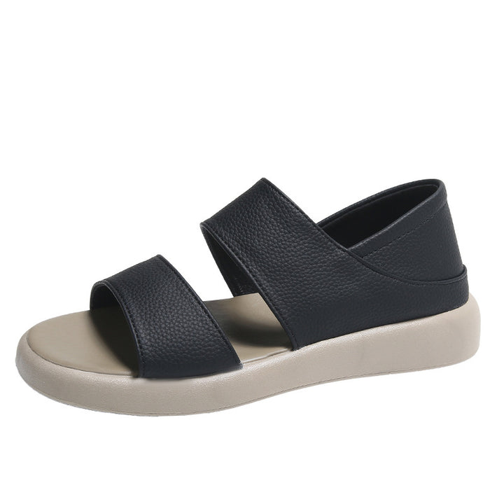 Dame komfortable sandaler med justerbar velcro og ergonomisk fodseng Stilla