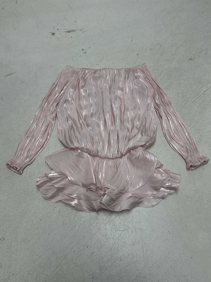 Dame luftigt Off-Shoulder kjole med flæser Skovae