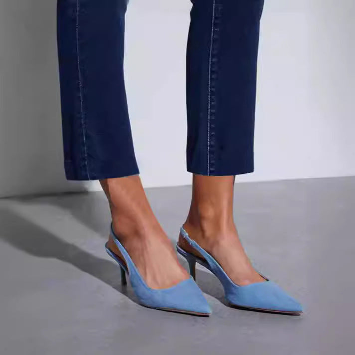 Dame tidløse jeans i moderne snit med cropped ben Skovae