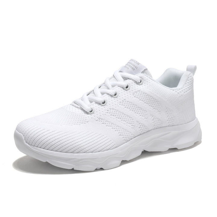Unisex nan lette åndbare strikkesneakers med dæmpende mellemsål Skovae