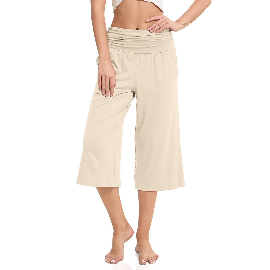 Dame Elegant og komfortabel Culotte-bukser med høj talje Stilla
