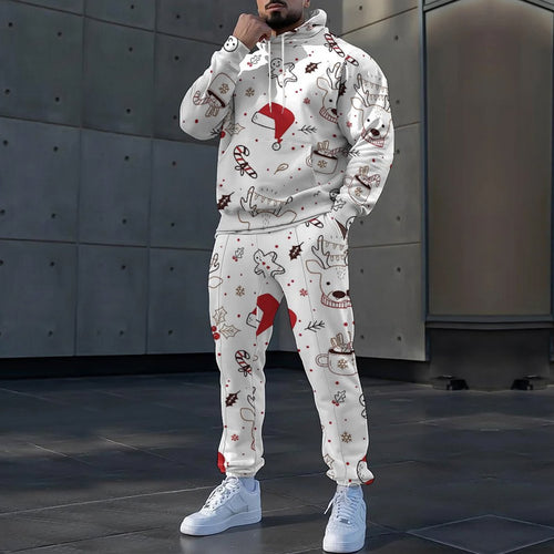 Herrernes hyggelige juleoutfit med festligt motiv Stilla