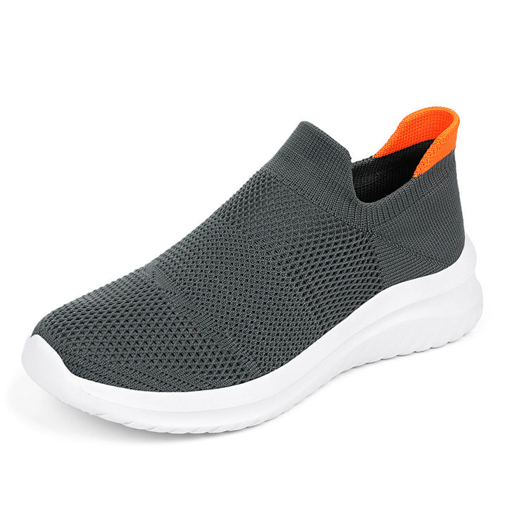 Unisex nan åndbare strik-sneakers med ergonomisk memory-fodsål Skovae