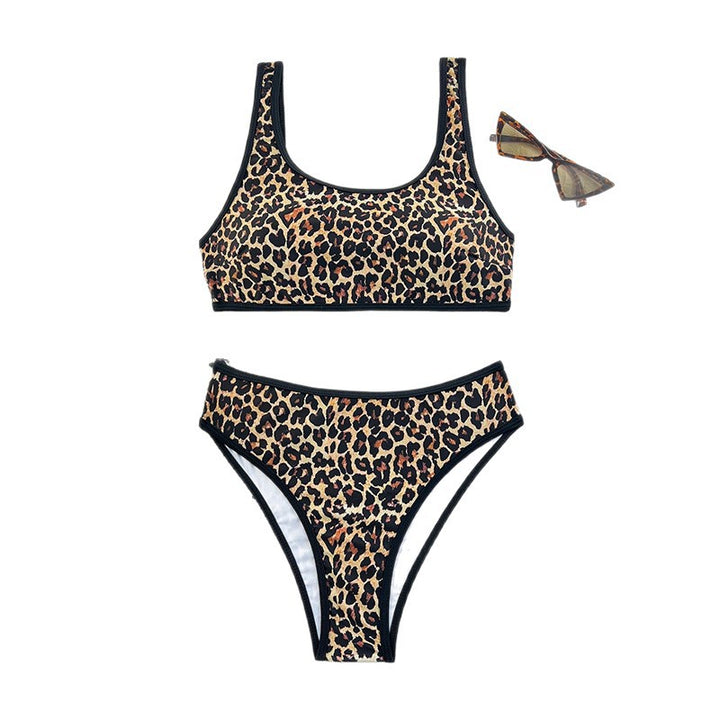 Dame Sporty Bikini-sæt med modiske accenter Skovae