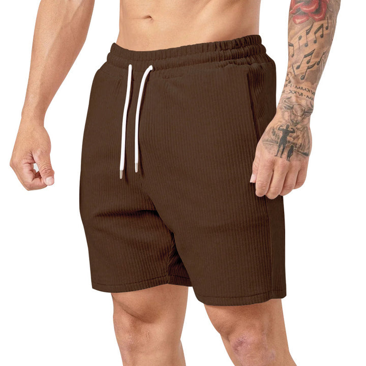 Herre fritidsshorts med elastisk talje og praktiske sidelommer Stilla