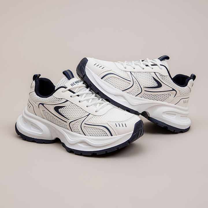 Dame Fitness Sneakers med åndbar mesh-overflade og dämpende sålprofil Stilla