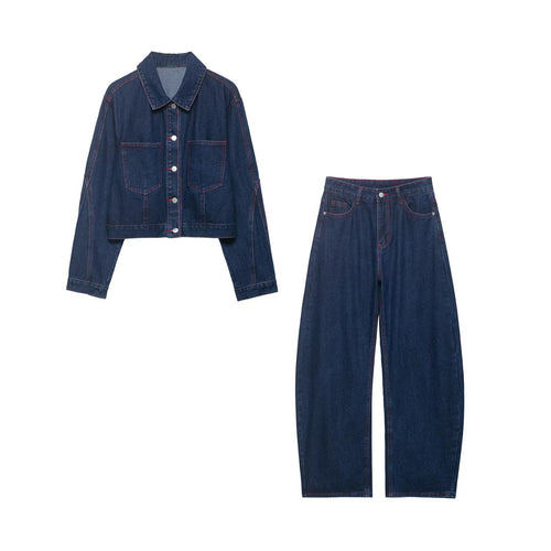 Dame brede jeans i afslappet snit Skovae