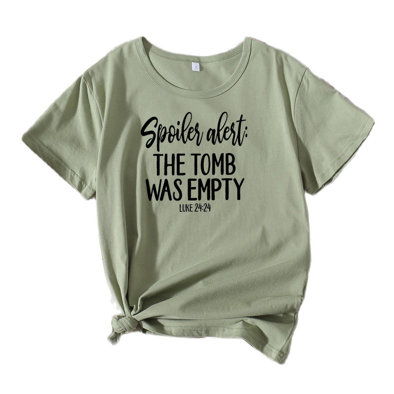 Dame Grafisk Korte Ærmer T-Shirt Stilla
