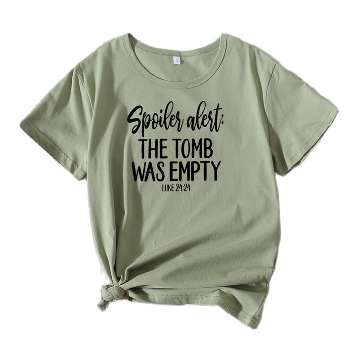 Dame Grafisk Korte Ærmer T-Shirt Stilla