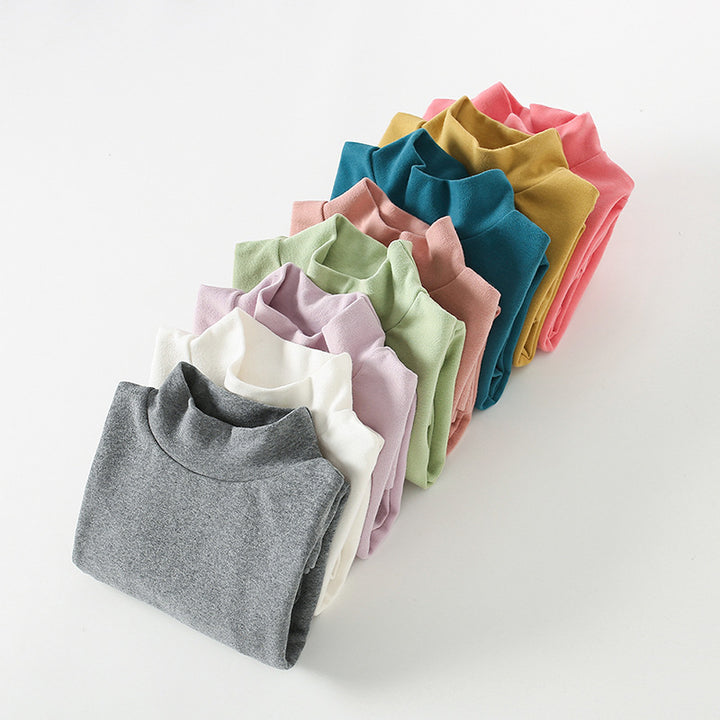 Pige Langærmet Mock Neck Top Stilla