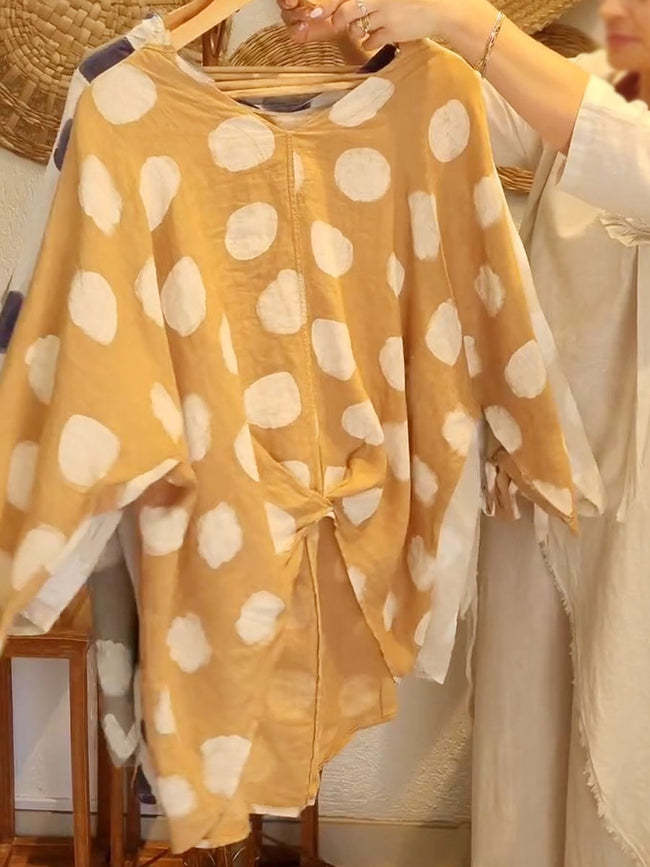 Dame Let Punkt-Kimono Overdel Stilla