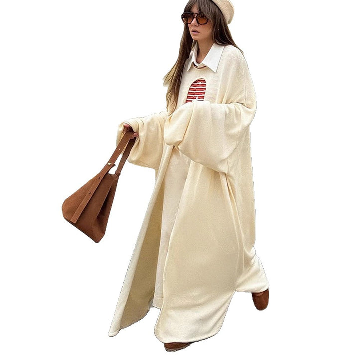 Dame Oversized Strik-Jakke Stilla