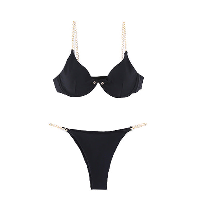 Dame bikini med kæde-tilbehør Stilla