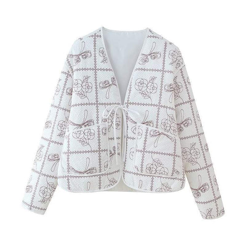 Dame Let og elegant bluse med blomstertryk Stilla