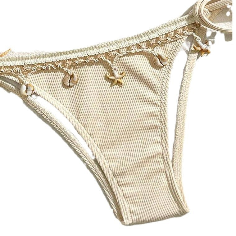 Dame Triangel-Bikini med raffinerede detaljer Skovae