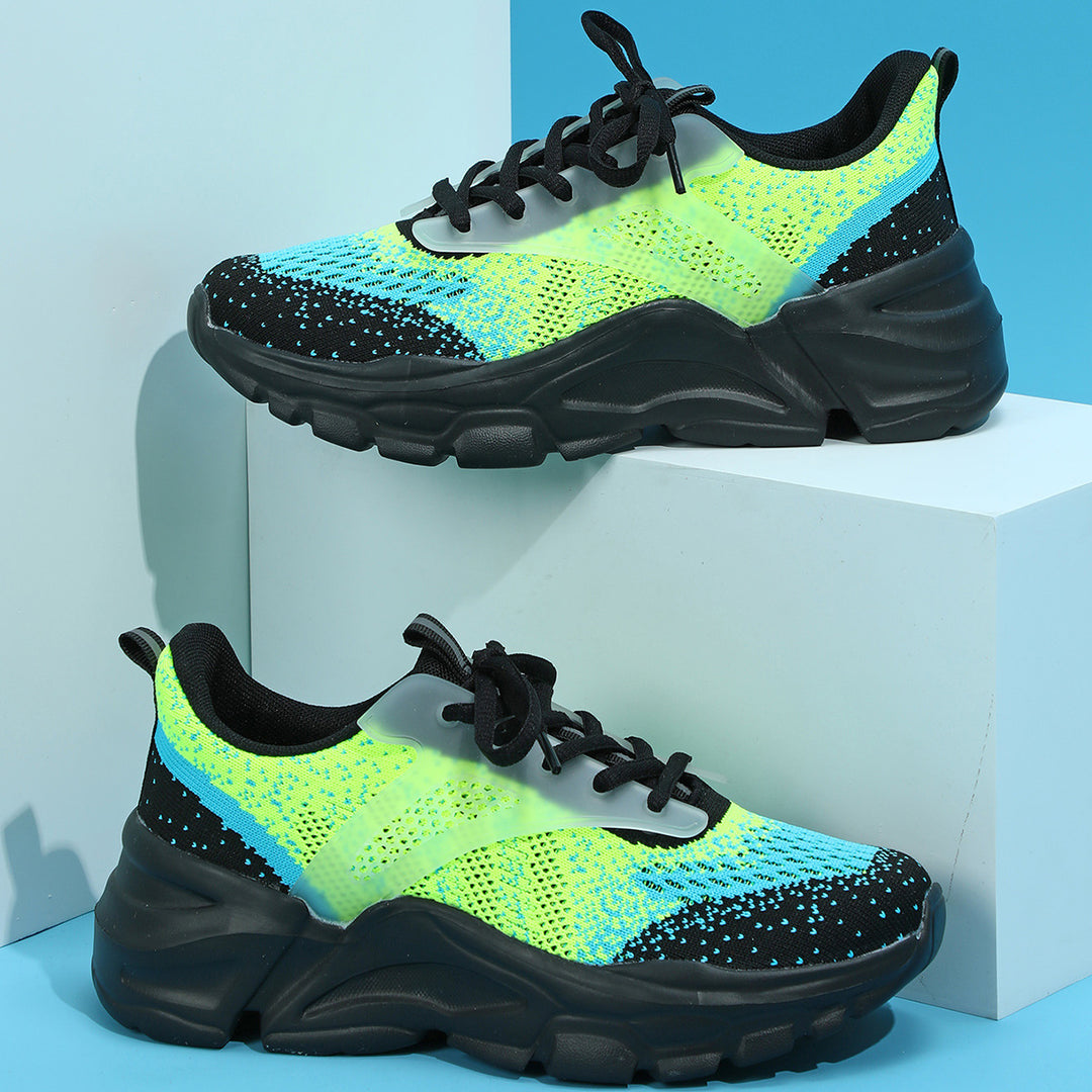 Dame Sporty løbe- og fritidssneakers med højdæmpende såleprofil og åndbart overmateriale Stilla