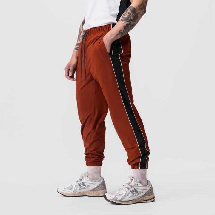 Herrer Sporty Joggingbukser med moderne kontrastindsatser Stilla