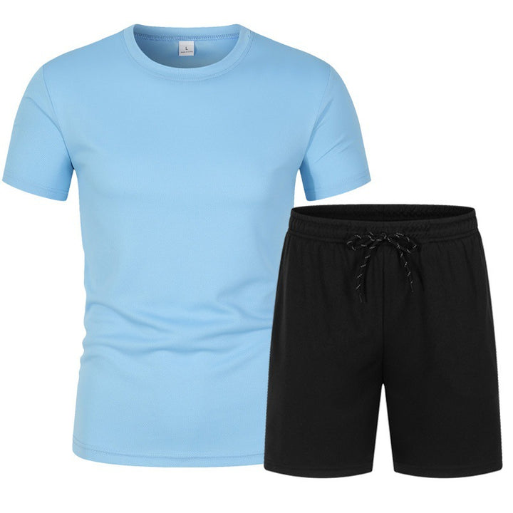 Dame Sporty T-shirt og korte træningsshorts sæt Stilla