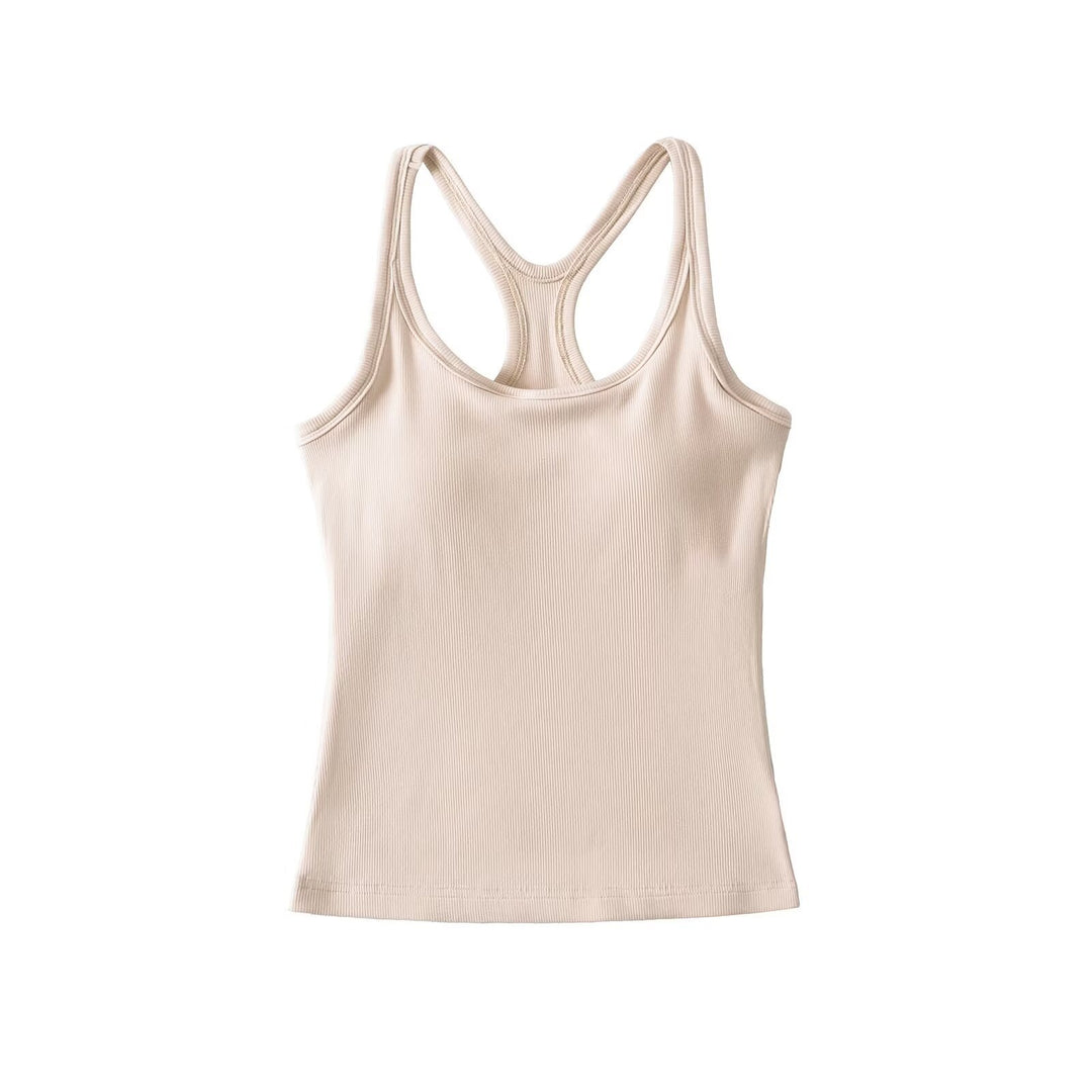 Damer Sporty Tanktop med Racerback-design Stilla