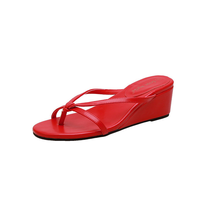 Dame Wedge-sandaler med elegant krydsrem-design og komfortabel indersål Stilla