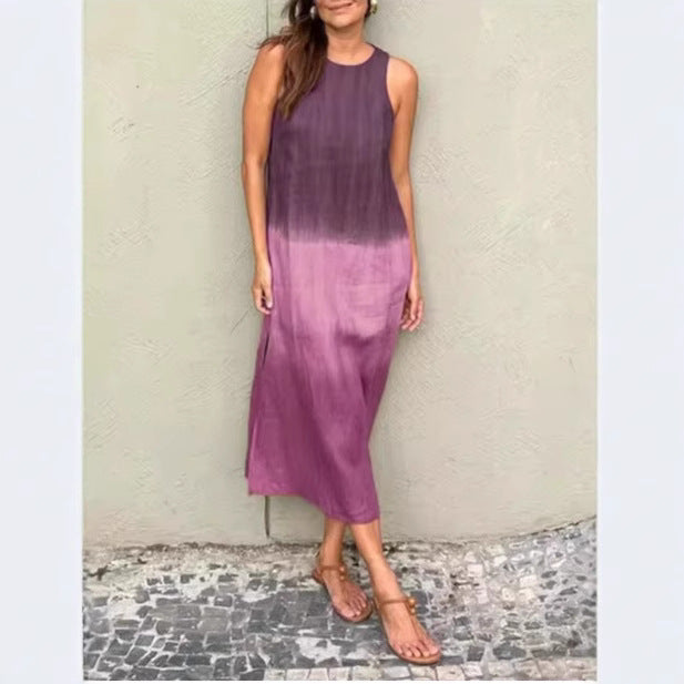 Dame Elegant Ærmeløs Maxikjole Stilla