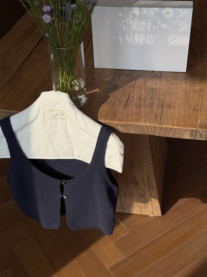 Dame casual overalls med flæsedetaljer og knælangt snit Stilla