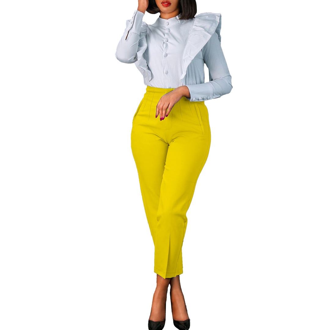 Dame Elegant Bluse med moderne mønstre Stilla