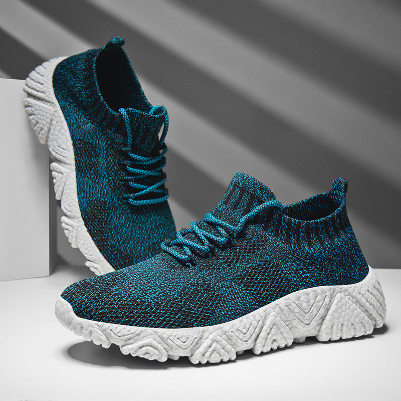 Unisex nan urban strikket slip-on sneakers med sokkeagtig skaft og markant profilsål Skovae