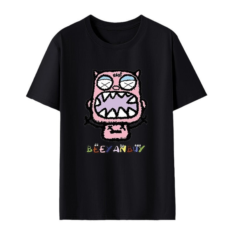 Dame T-shirt med legende grafisk print og afslappet snit Stilla