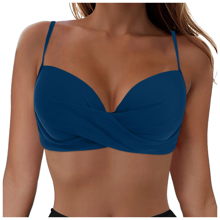 Dame Elegant Bikini top med indpakningsdesign Skovae