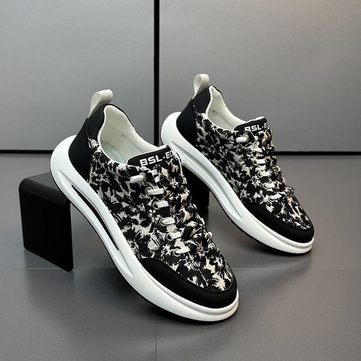 Femme Chic Blomster mønster Sneakers Stilla