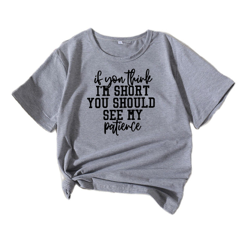 Kvinder Humoristiske Citater Grafik T-Shirt Stilla