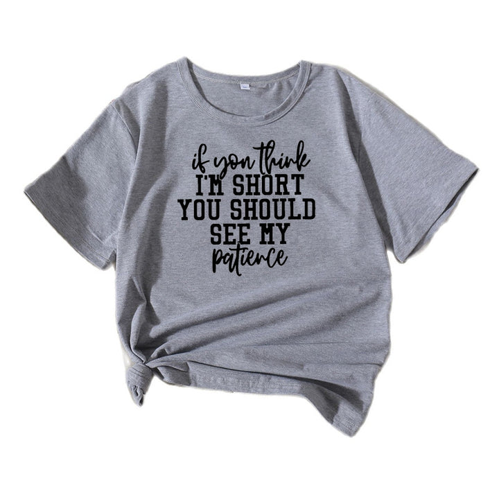 Kvinder Humoristiske Citater Grafik T-Shirt Stilla