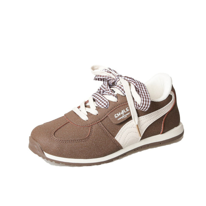 Dame Sporty Lifestyle Sneakers med ternet snørebånd Stilla
